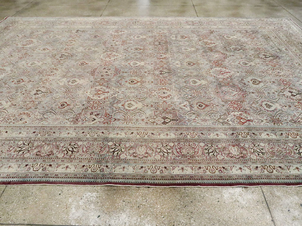 Antique Persian Mashad Carpet, No.27627 - Galerie Shabab