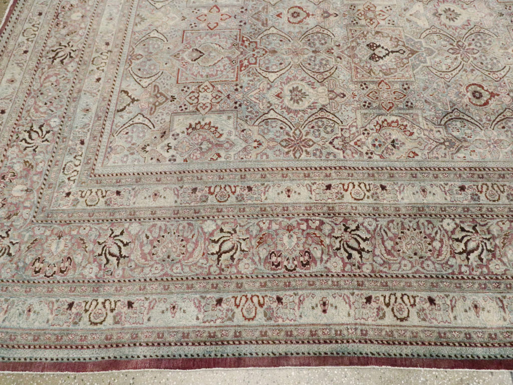 Antique Persian Mashad Carpet, No.27627 - Galerie Shabab
