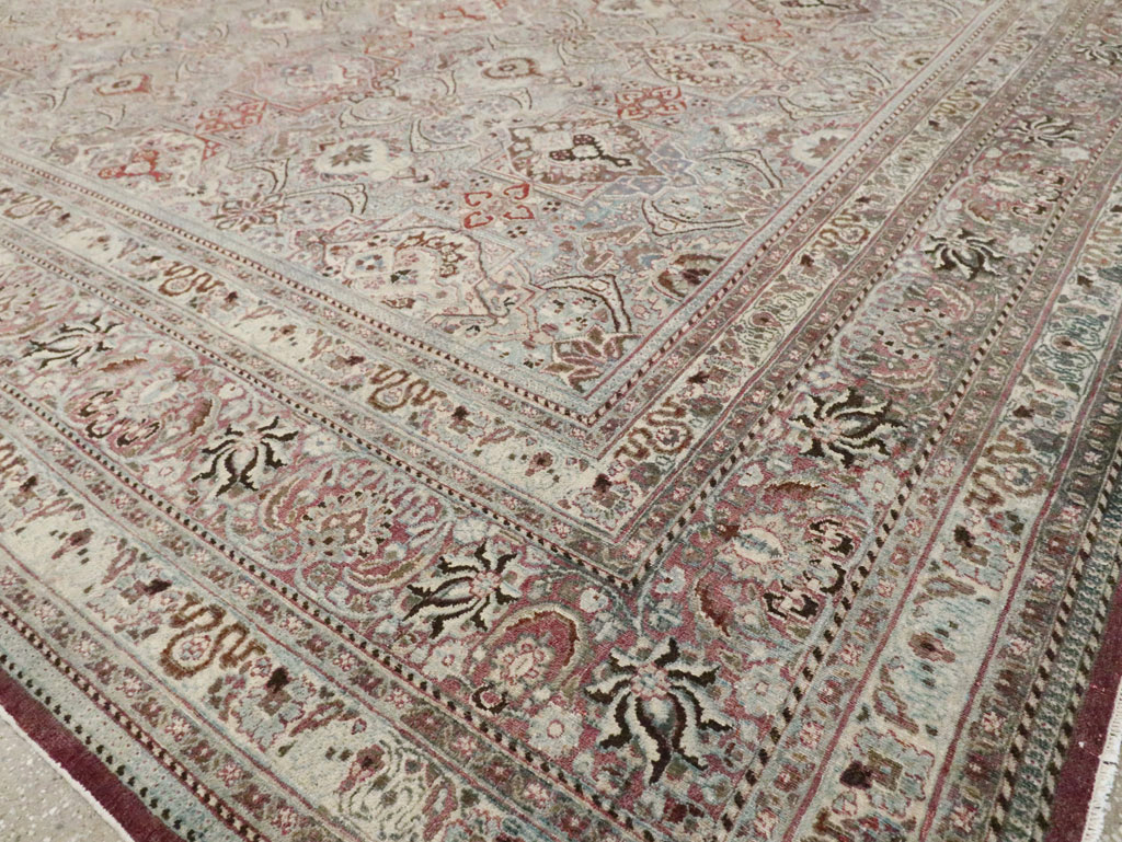 Antique Persian Mashad Carpet, No.27627 - Galerie Shabab