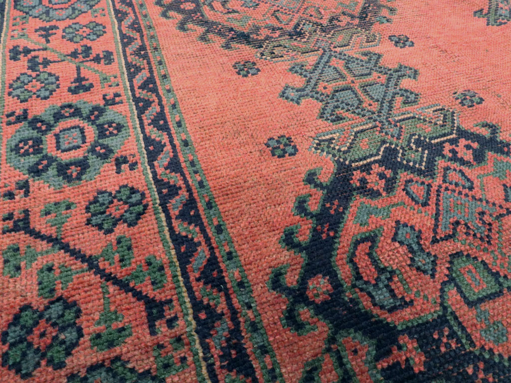 Vintage Turkish Oushak Square Room Size Carpet, No.27630 - Galerie Shabab