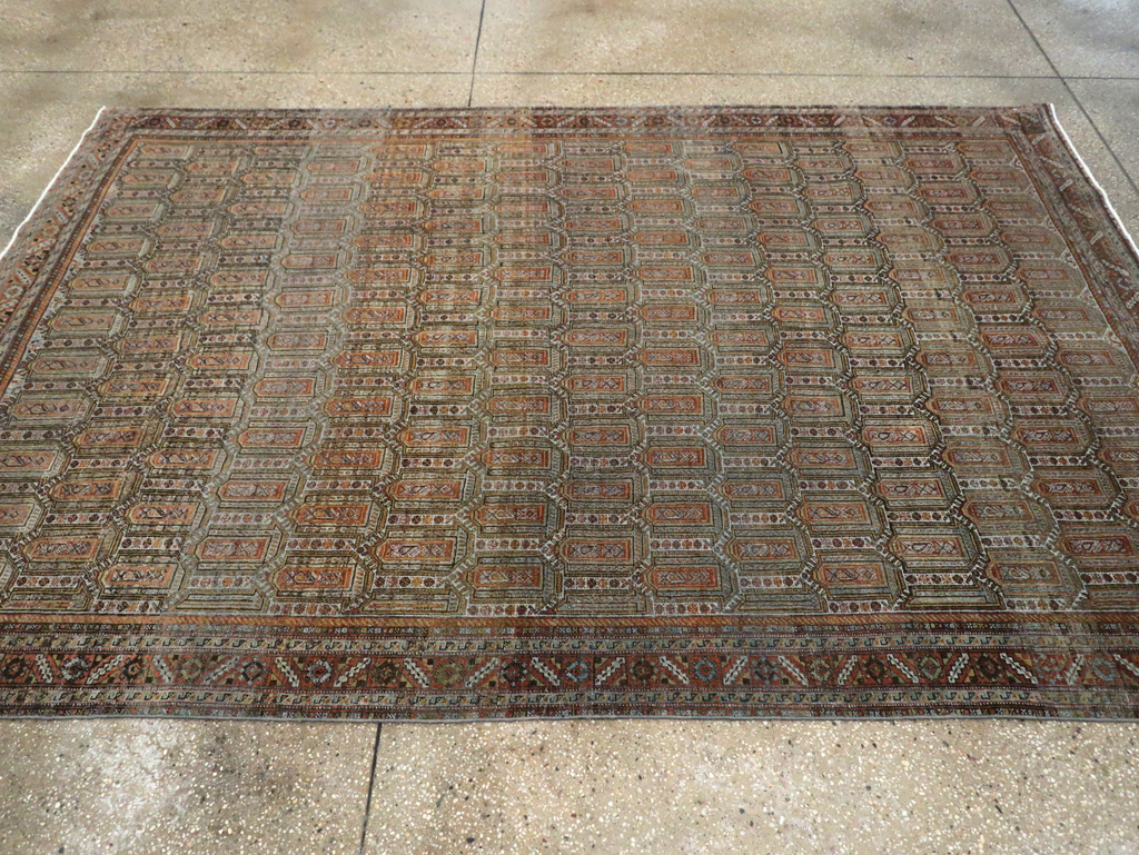 Antique Persian Shiraz Accent Rug, No.27631 - Galerie Shabab