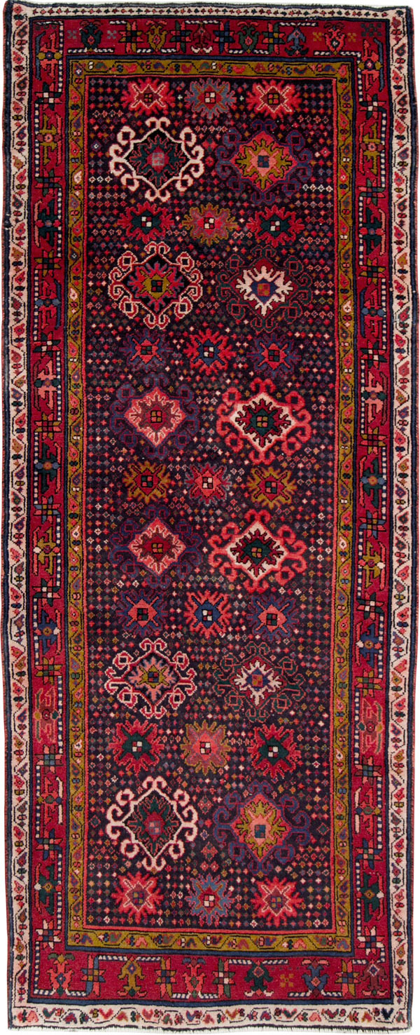 Vintage Persian Malayer Gallery Rug, No.27633 - Galerie Shabab