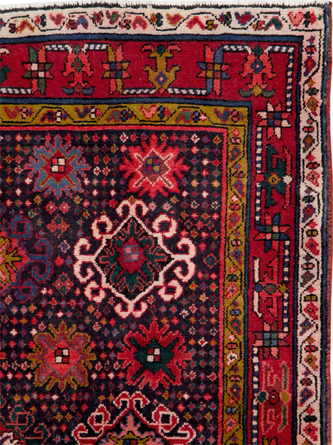 Vintage Persian Malayer Gallery Rug, No.27633 - Galerie Shabab