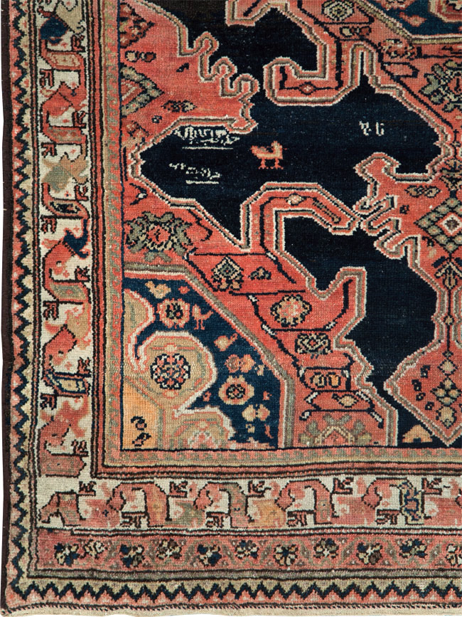 Antique Persian Malayer Rug, No.27637 - Galerie Shabab