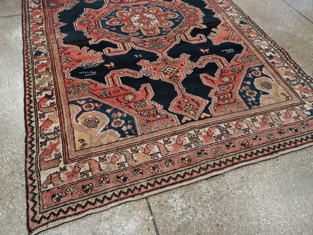 Antique Persian Malayer Rug, No.27637 - Galerie Shabab