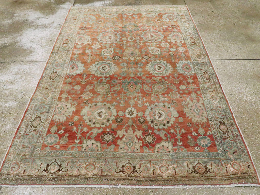 Antique Persian Bidjar Accent Rug, No.27646 - Galerie Shabab