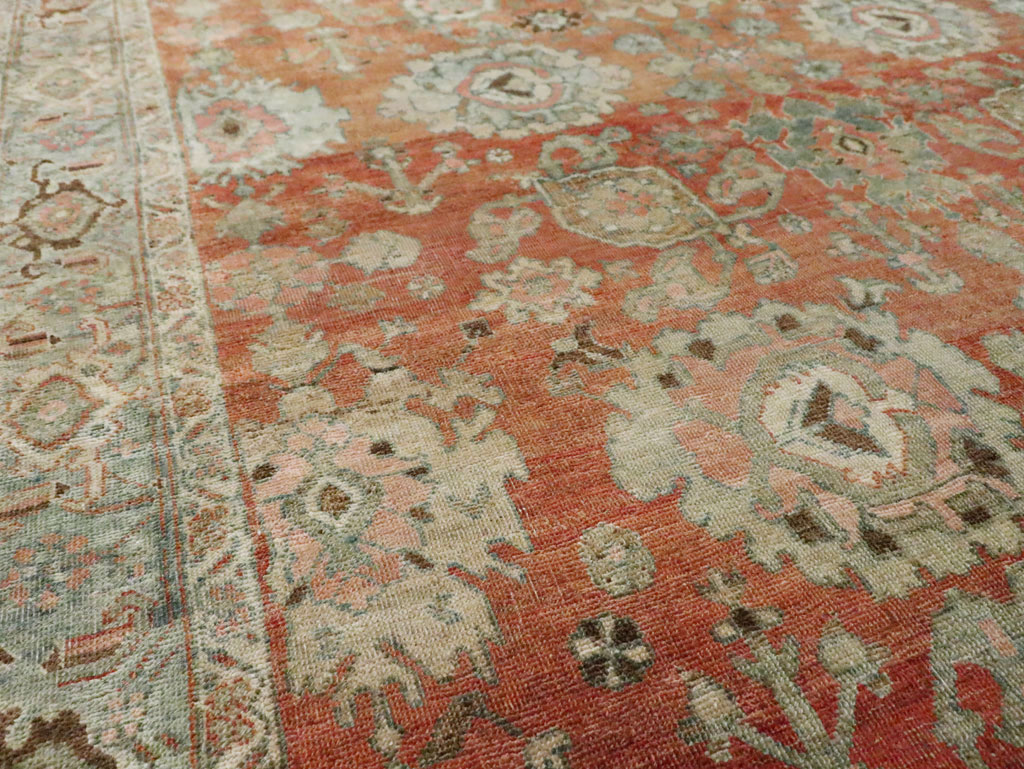Antique Persian Bidjar Accent Rug, No.27646 - Galerie Shabab