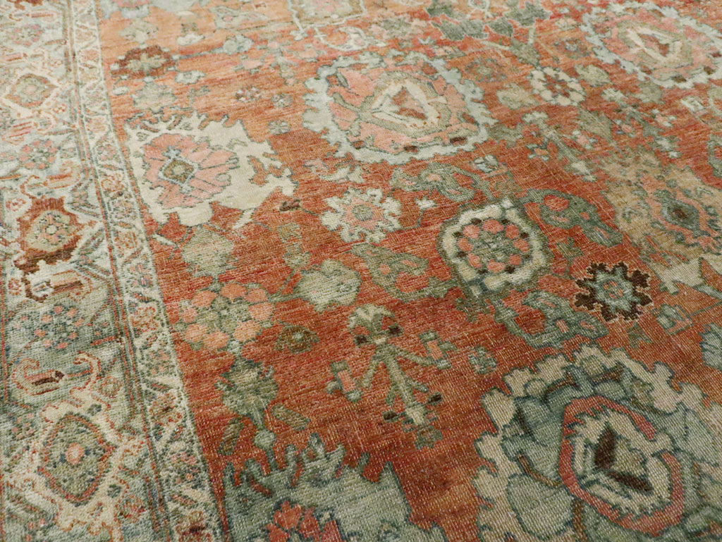 Antique Persian Bidjar Accent Rug, No.27646 - Galerie Shabab