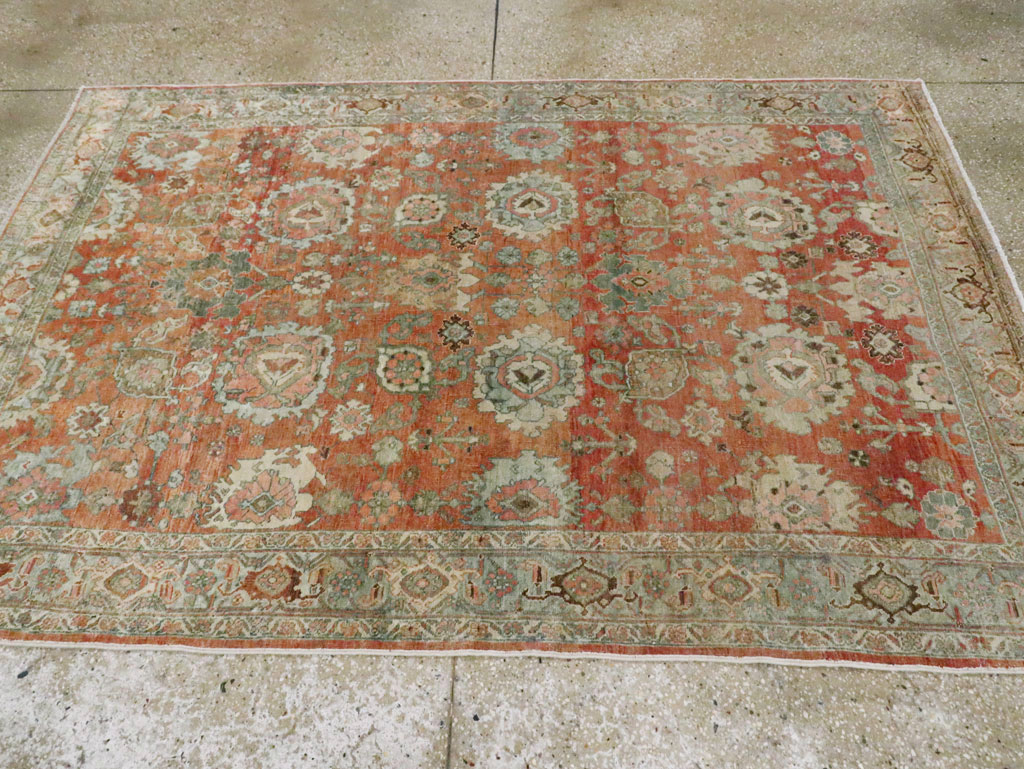 Antique Persian Bidjar Accent Rug, No.27646 - Galerie Shabab