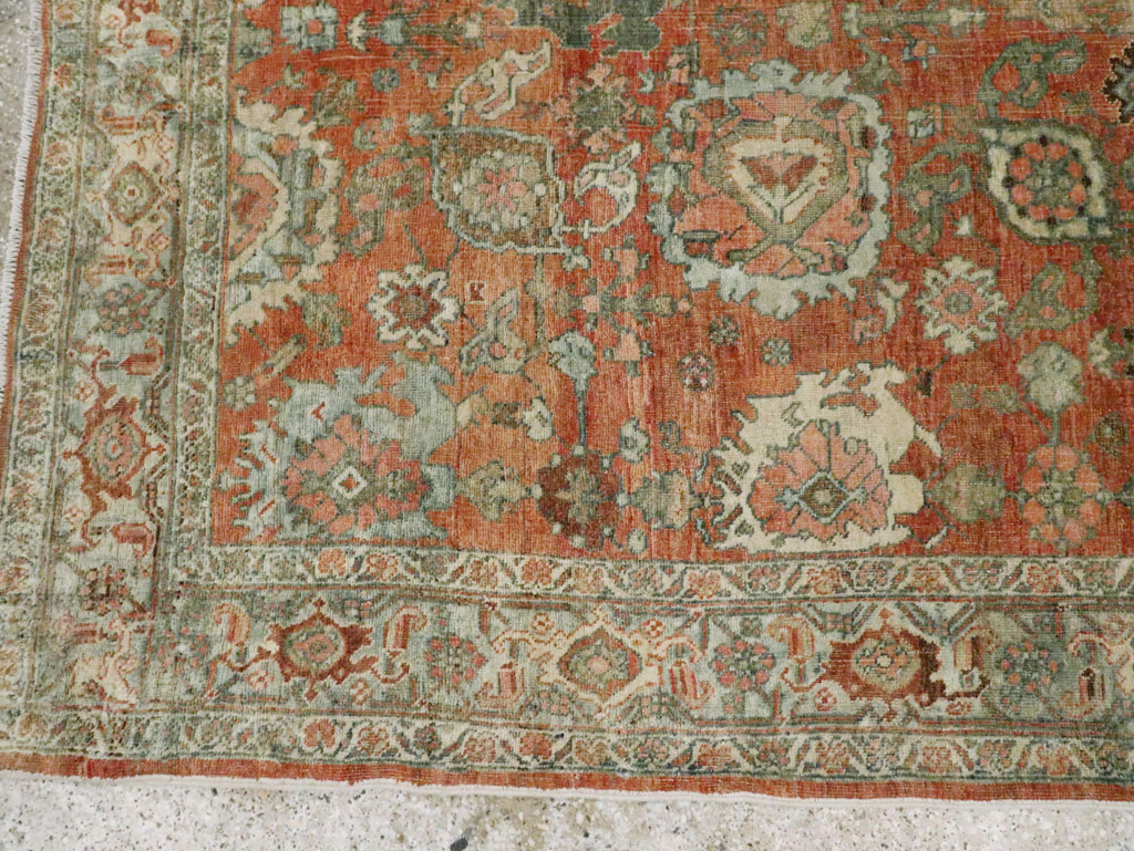 Antique Persian Bidjar Accent Rug, No.27646 - Galerie Shabab