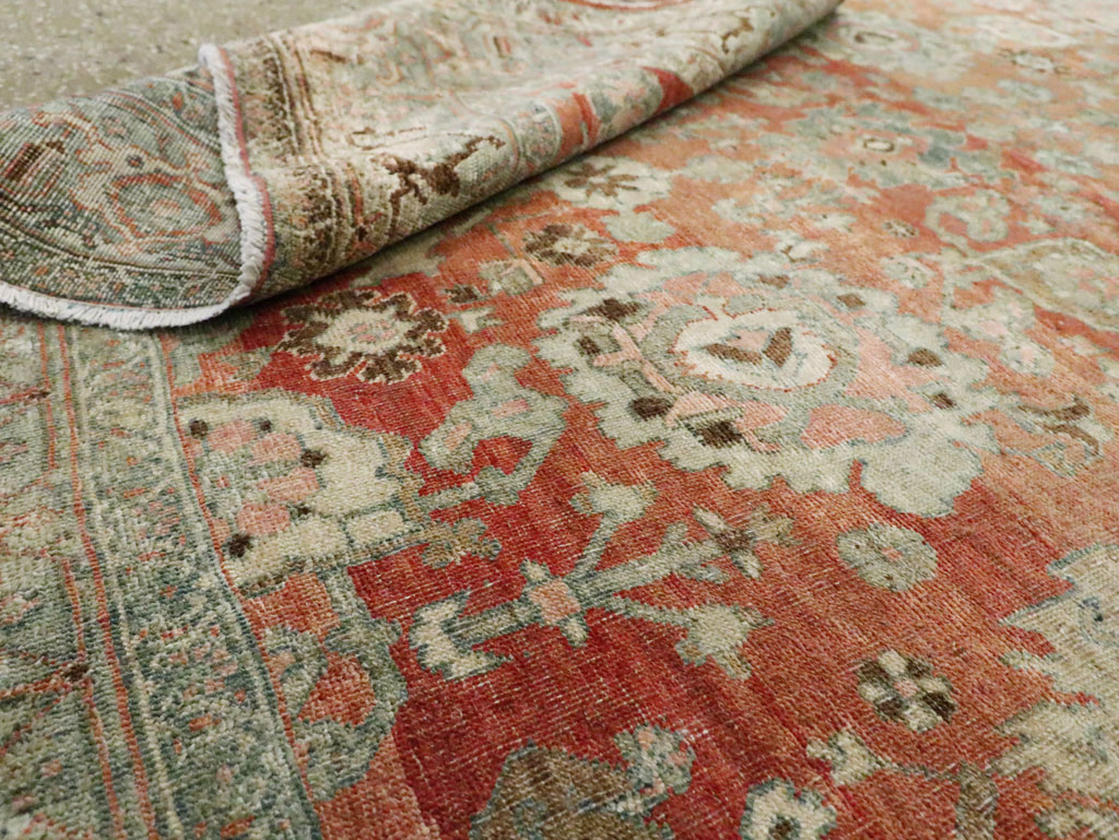 Antique Persian Bidjar Accent Rug, No.27646 - Galerie Shabab