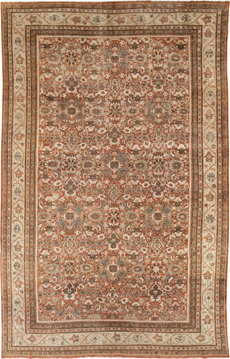 Antique Persian Mahal Carpet, No.27647 - Galerie Shabab