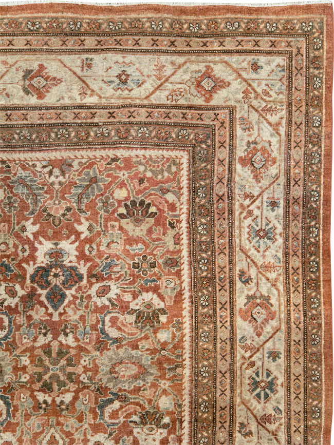Antique Persian Mahal Carpet, No.27647 - Galerie Shabab