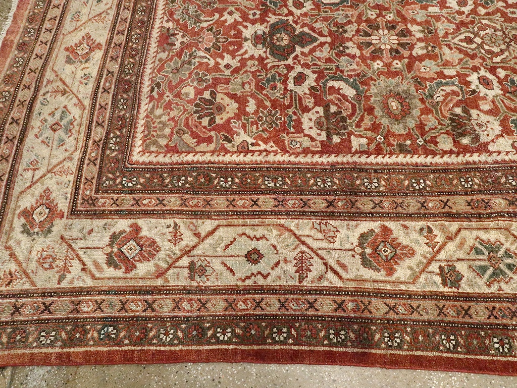 Antique Persian Mahal Carpet, No.27647 - Galerie Shabab