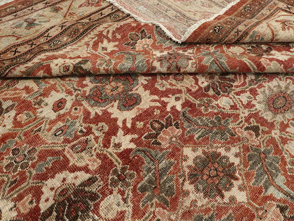Antique Persian Mahal Carpet, No.27647 - Galerie Shabab