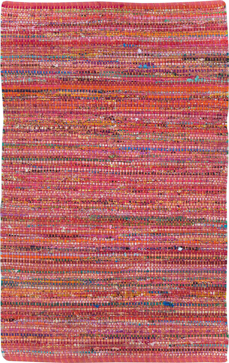 Vintage American Rag Rug, No.27654 - Galerie Shabab
