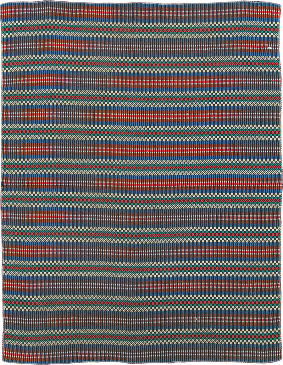 Vintage European Flatweave, No.27655 - Galerie Shabab