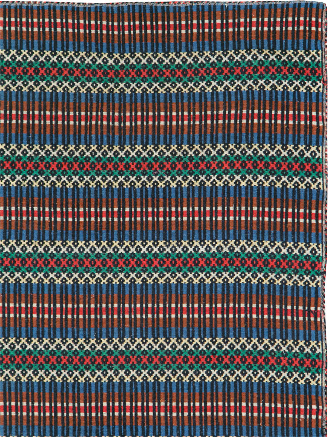 Vintage European Flatweave, No.27655 - Galerie Shabab