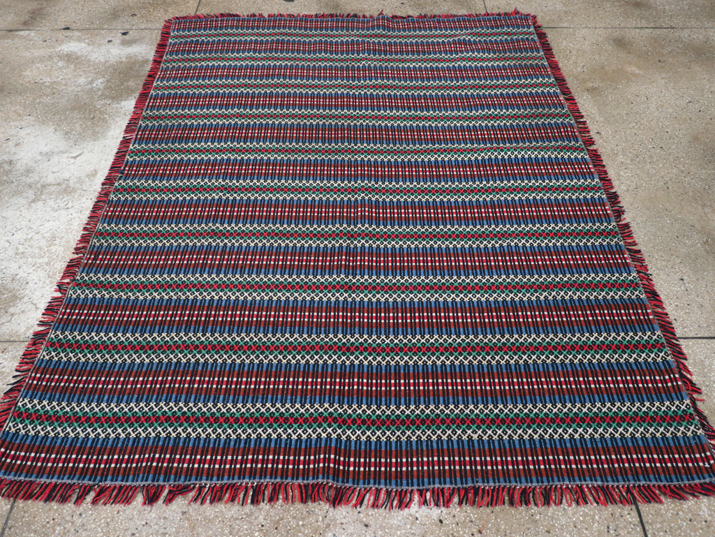 Vintage European Flatweave, No.27655 - Galerie Shabab