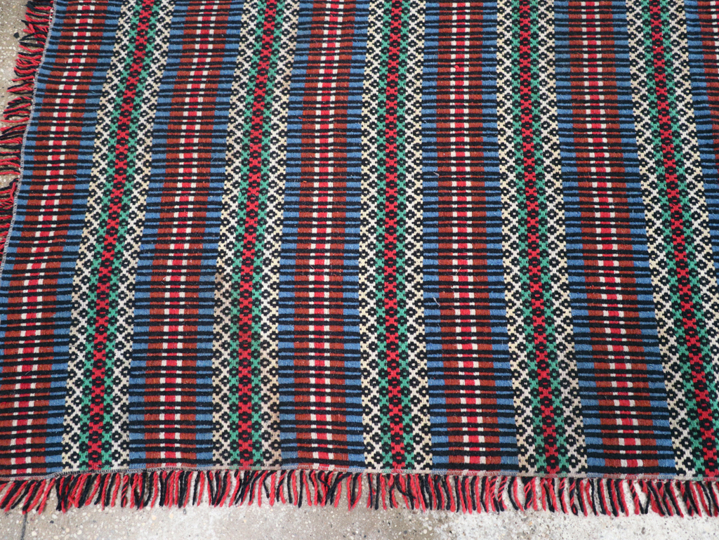 Vintage European Flatweave, No.27655 - Galerie Shabab