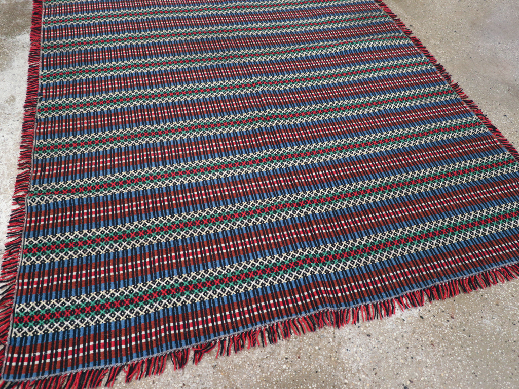 Vintage European Flatweave, No.27655 - Galerie Shabab