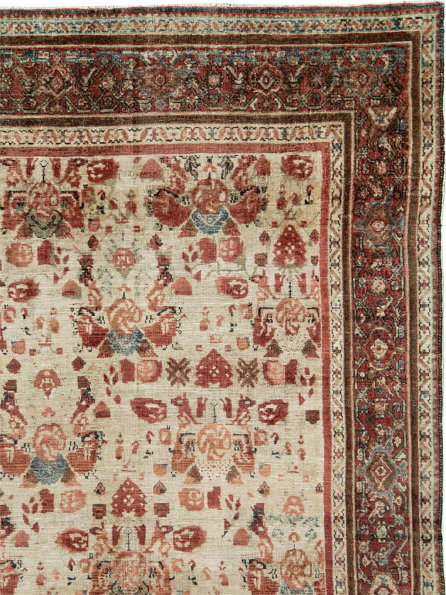 Antique Persian Fereghan Carpet, No.27658 - Galerie Shabab