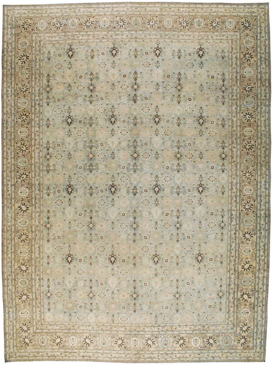 Antique Persian Tabriz Carpet, No.27659 - Galerie Shabab