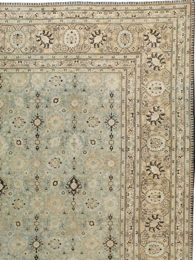 Antique Persian Tabriz Carpet, No.27659 - Galerie Shabab