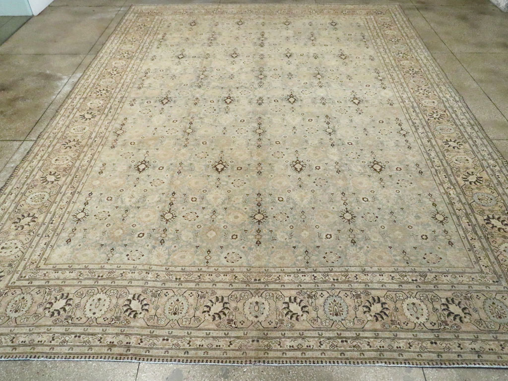 Antique Persian Tabriz Carpet, No.27659 - Galerie Shabab