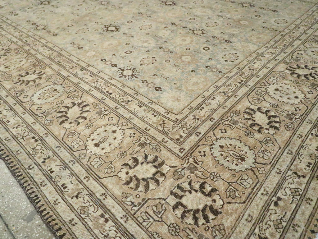 Antique Persian Tabriz Carpet, No.27659 - Galerie Shabab