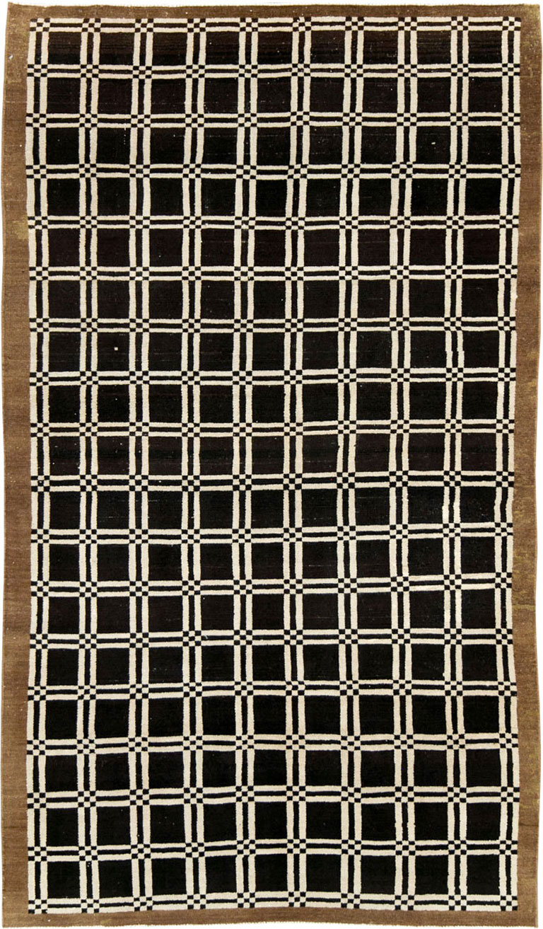 Vintage Turkish Anatolian Deco Rug, No.27660 - Galerie Shabab