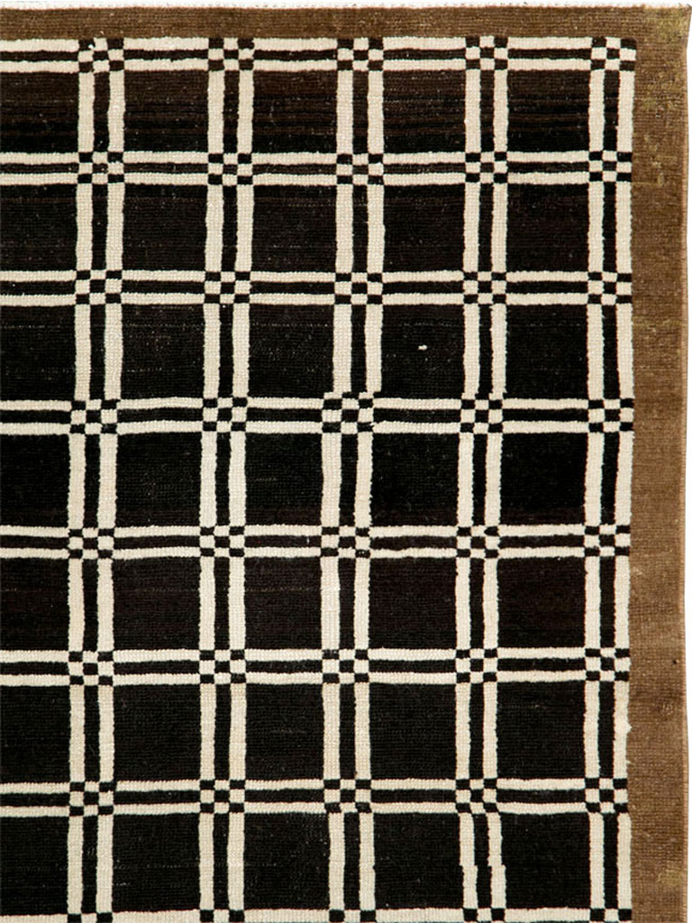 Vintage Turkish Anatolian Deco Rug, No.27660 - Galerie Shabab