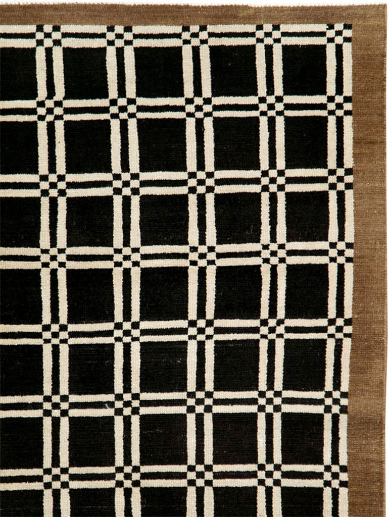 Vintage Turkish Anatolian Deco Rug, No.27660 - Galerie Shabab