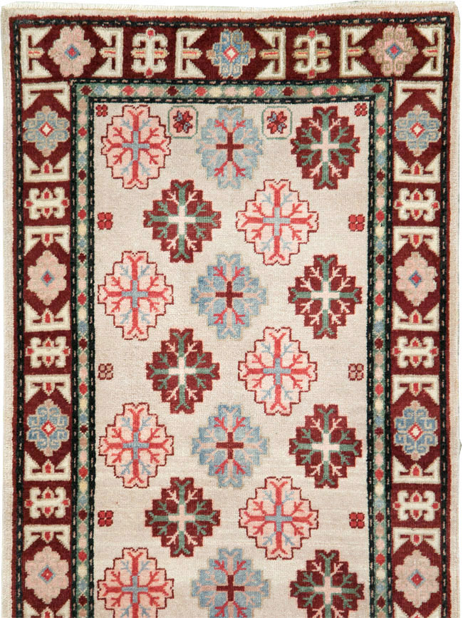 Vintage East Turkestan Khotan Runner (Pair: 1 of 2), No.27663 - Galerie Shabab