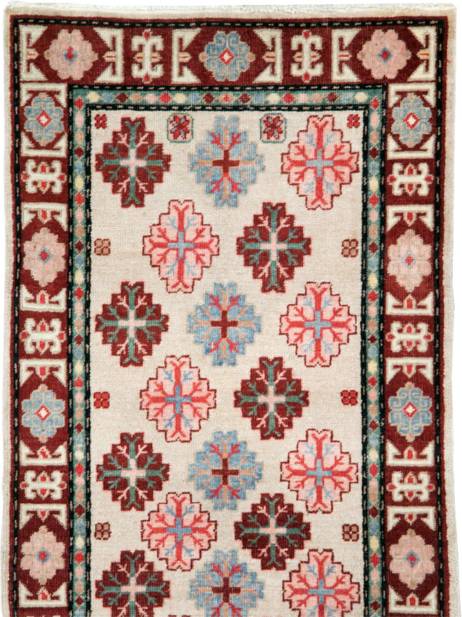 Vintage East Turkestan Khotan Runner (Pair: 1 of 2), No.27663 - Galerie Shabab