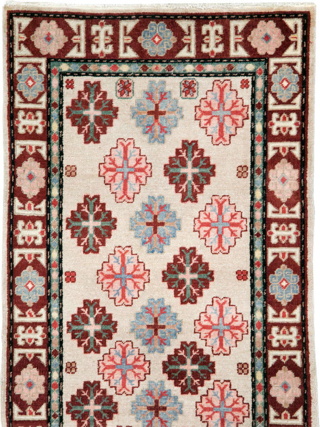 Vintage East Turkestan Khotan Runner (Pair: 1 of 2), No.27663 - Galerie Shabab