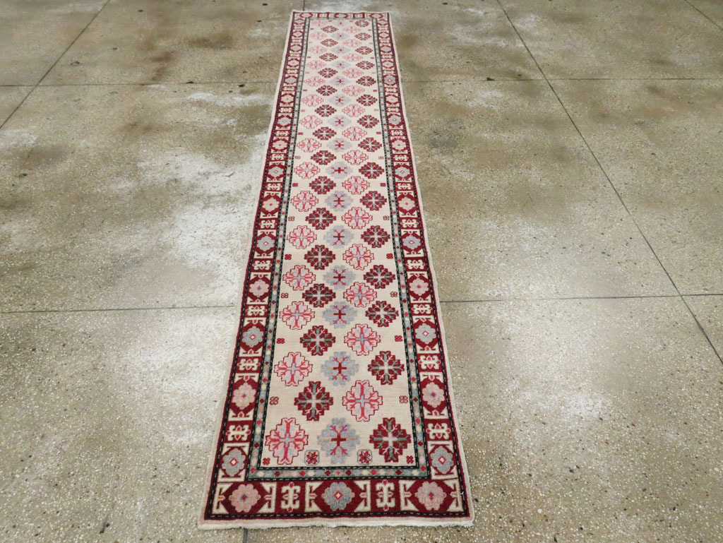 Vintage East Turkestan Khotan Runner (Pair: 1 of 2), No.27663 - Galerie Shabab