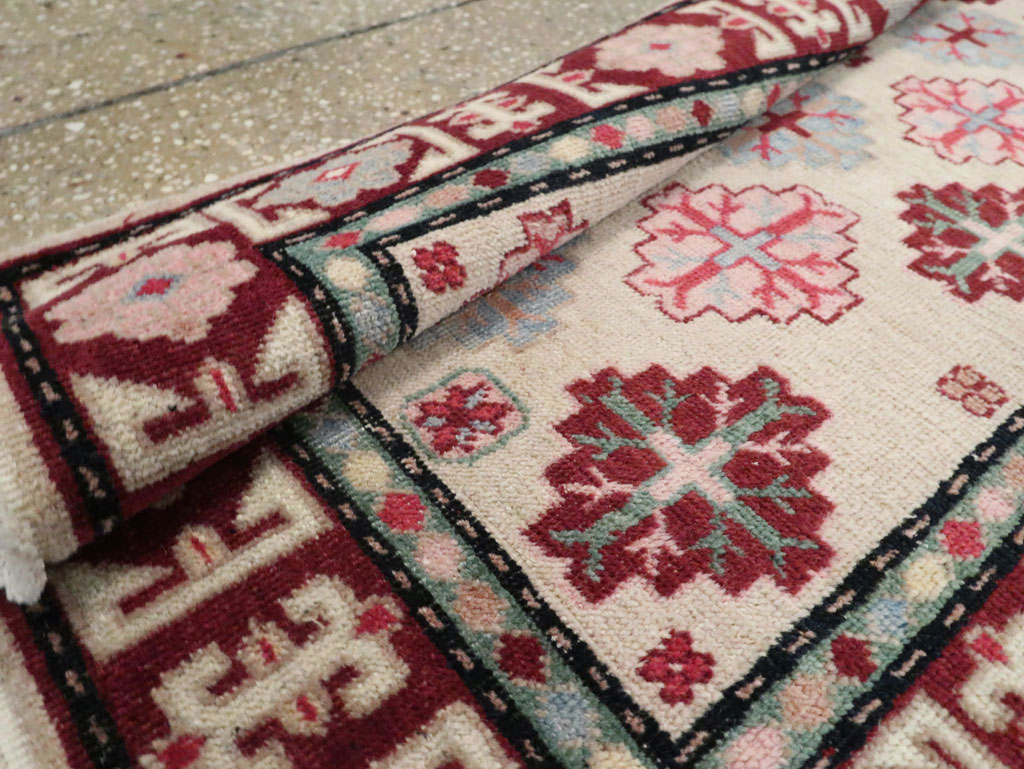 Vintage East Turkestan Khotan Runner (Pair: 1 of 2), No.27663 - Galerie Shabab