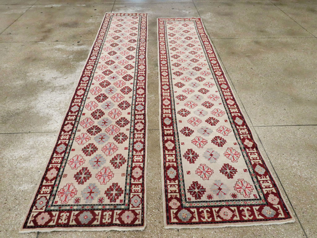 Vintage East Turkestan Khotan Runner (Pair: 1 of 2), No.27663 - Galerie Shabab