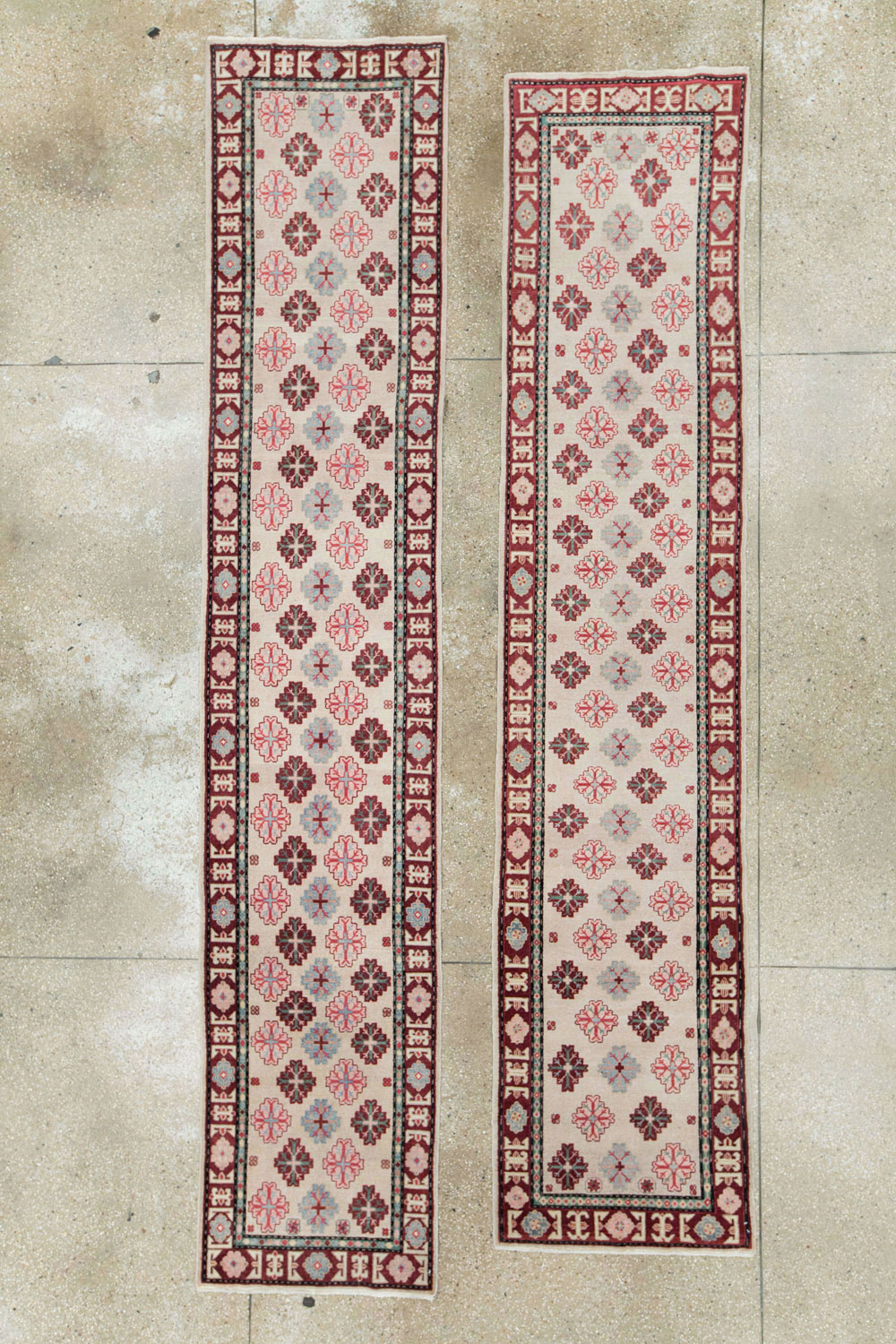 Vintage East Turkestan Khotan Runner (Pair: 1 of 2), No.27663 - Galerie Shabab