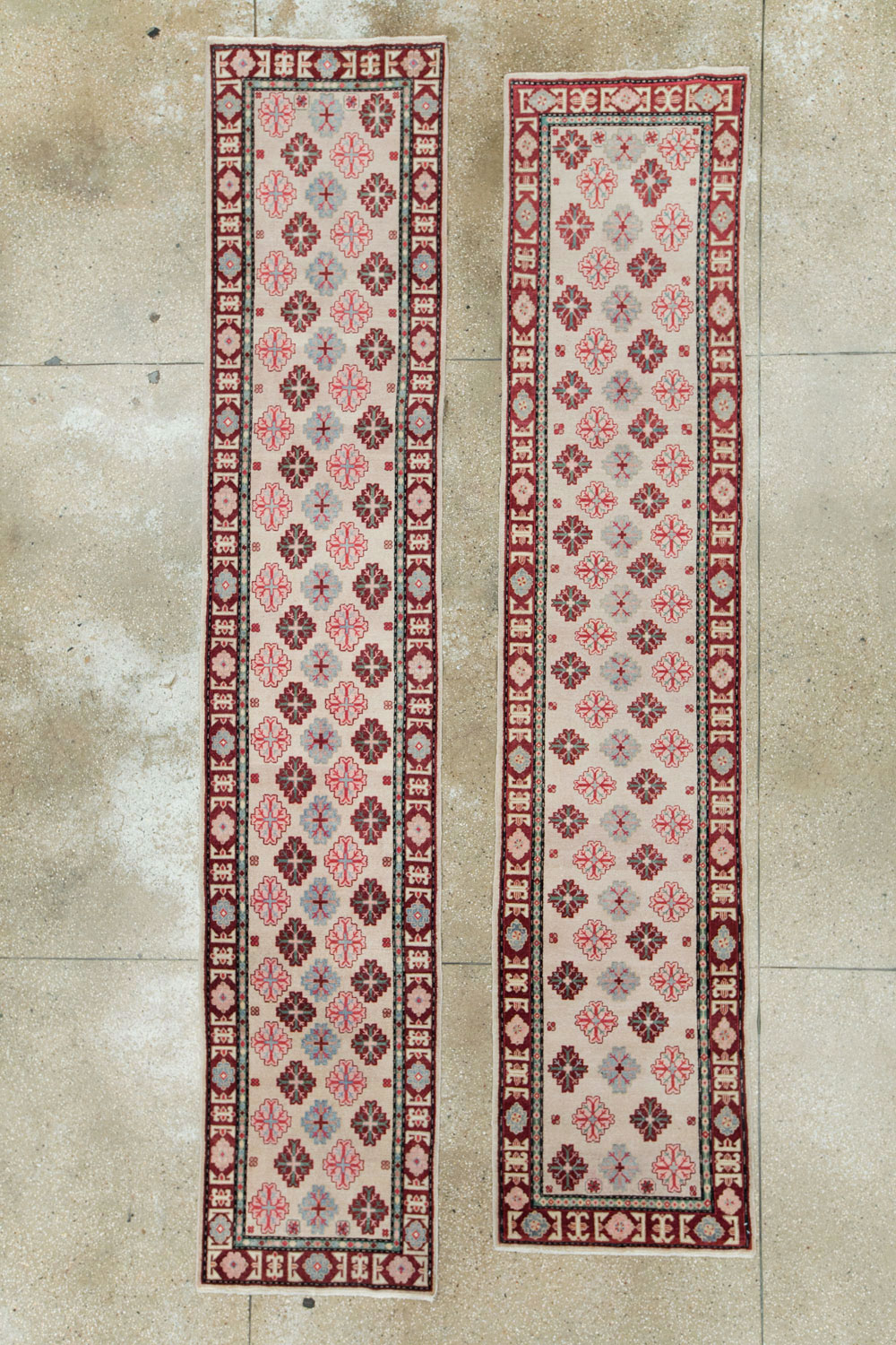 Vintage East Turkestan Khotan Runner (Pair: 1 of 2), No.27663 - Galerie Shabab