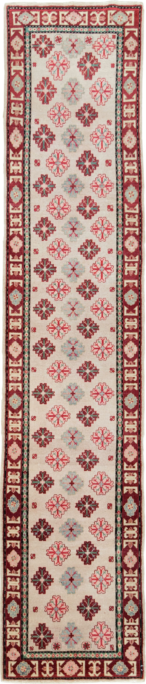 Vintage East Turkestan Khotan Runner (Pair: 2 of 2), No.27664 - Galerie Shabab