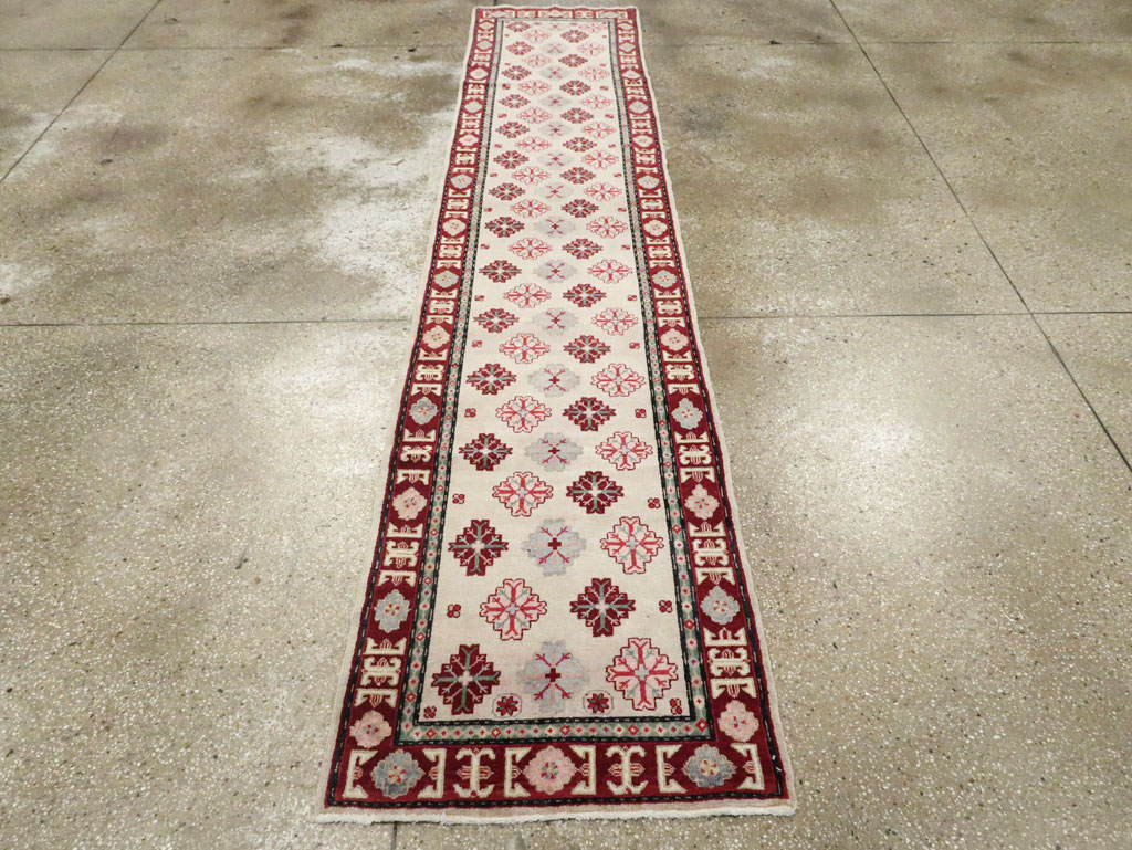 Vintage East Turkestan Khotan Runner (Pair: 2 of 2), No.27664 - Galerie Shabab