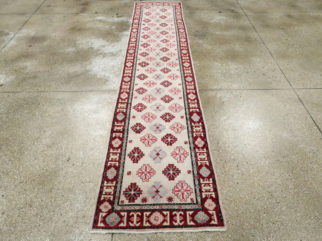 Vintage East Turkestan Khotan Runner (Pair: 2 of 2), No.27664 - Galerie Shabab