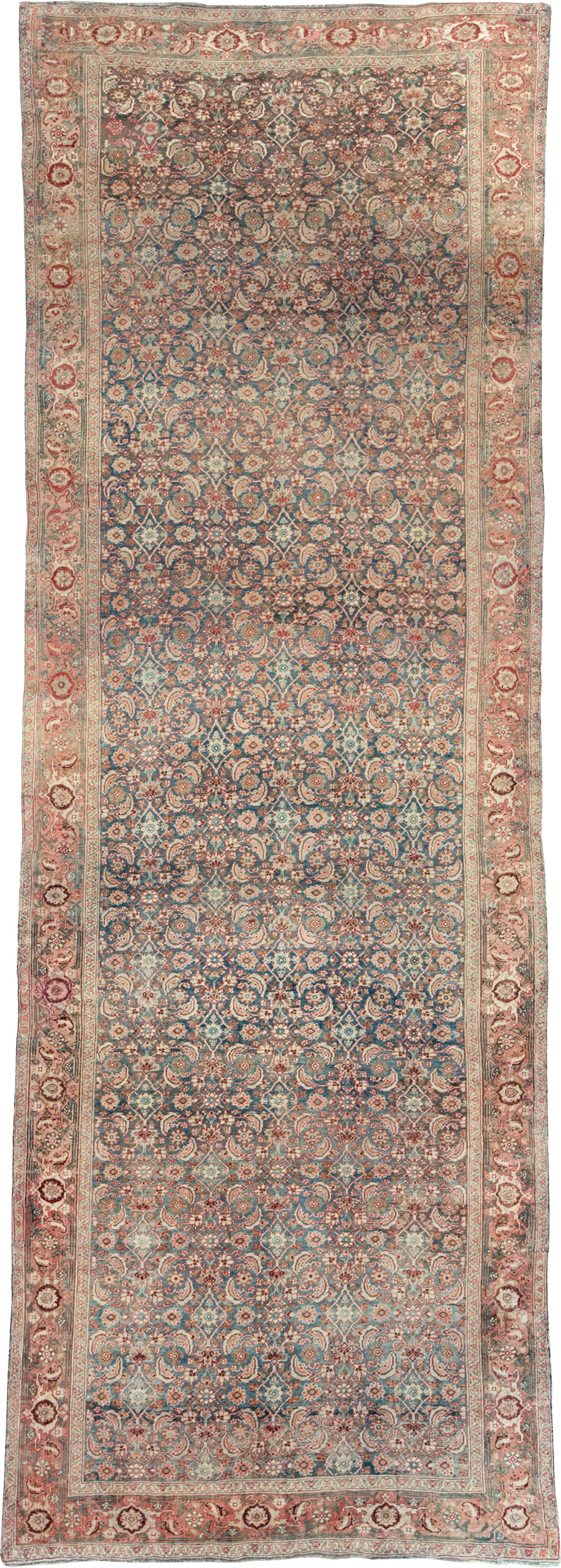 Antique Persian Bidjar Wide Gallery Runner, No.27665 - Galerie Shabab