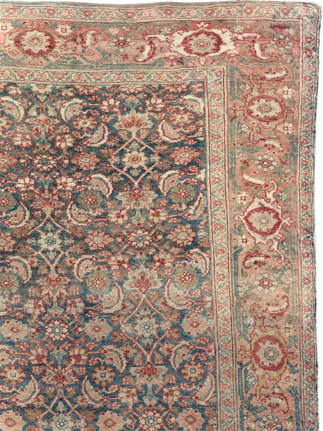 Antique Persian Bidjar Wide Gallery Runner, No.27665 - Galerie Shabab
