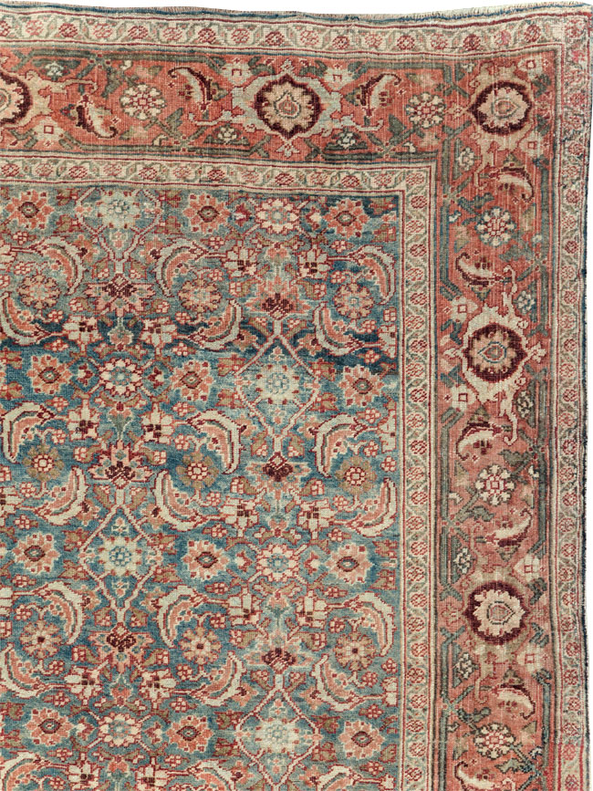 Antique Persian Bidjar Wide Gallery Runner, No.27665 - Galerie Shabab