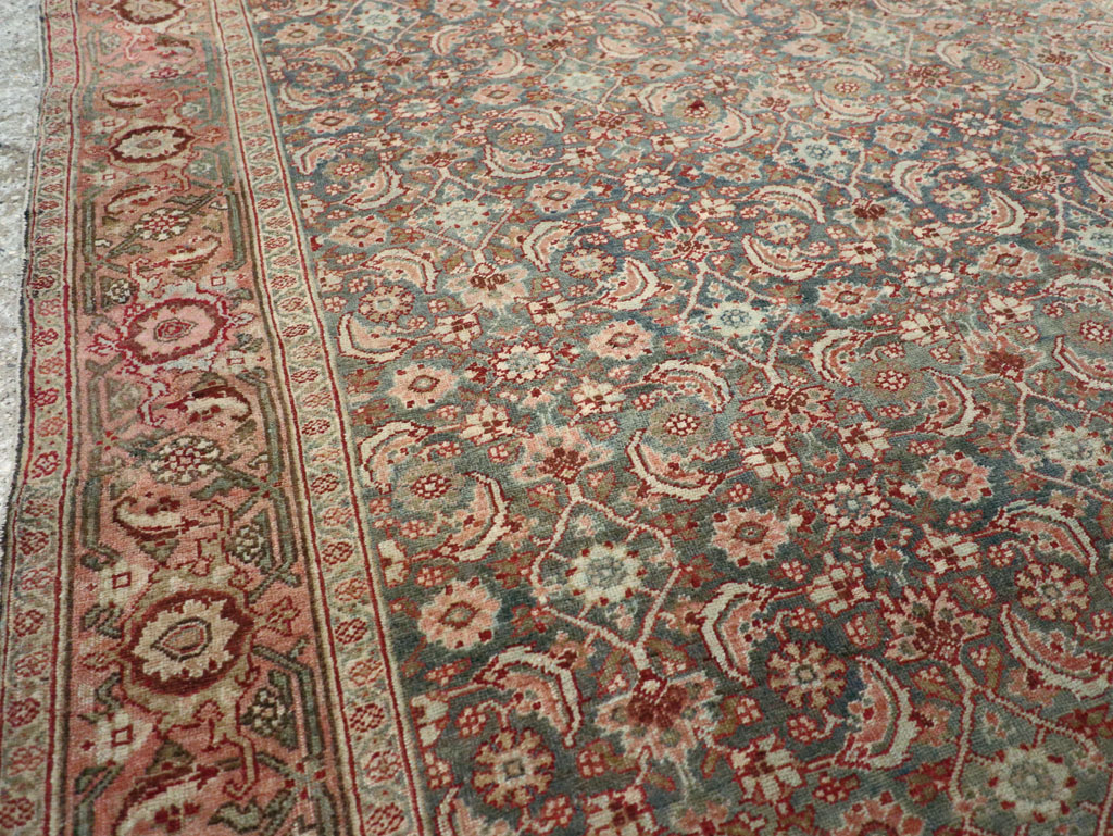 Antique Persian Bidjar Wide Gallery Runner, No.27665 - Galerie Shabab