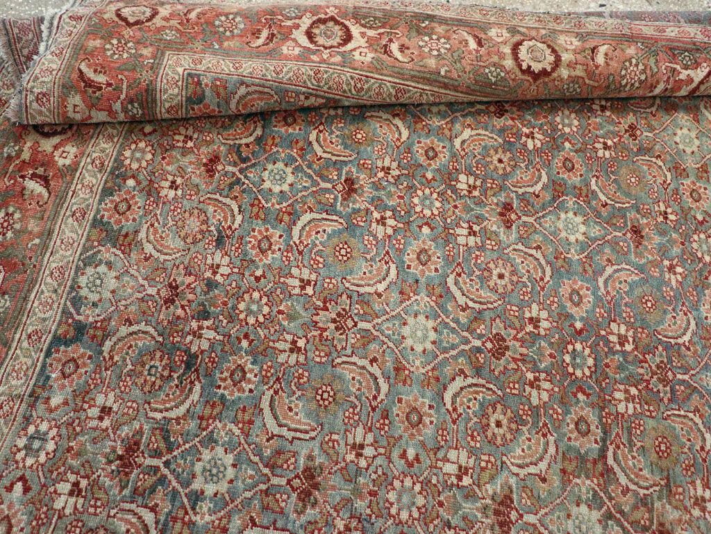 Antique Persian Bidjar Wide Gallery Runner, No.27665 - Galerie Shabab