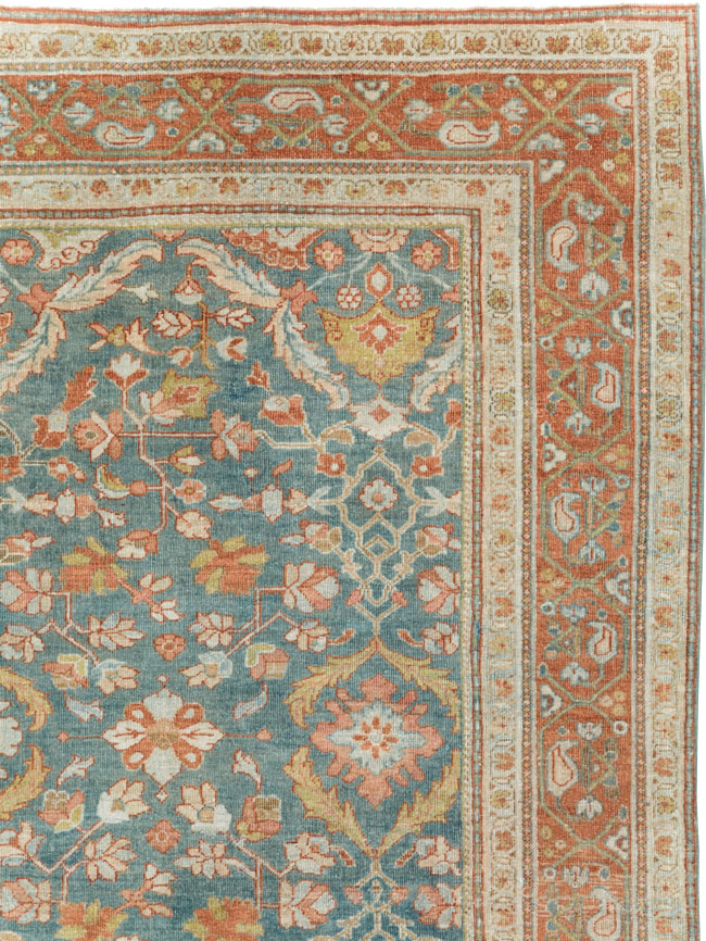 Antique Persian Sarouk Large Gallery Carpet, No.27670 - Galerie Shabab
